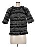 Milly 100% Wool Black 3/4 Sleeve Blouse Size 6 - photo 2
