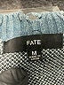 Fate Animal Print Teal Pullover Sweater Size M - photo 7