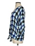 Aum-Couture Plaid Blue 3/4 Sleeve Blouse Size XS - photo 5