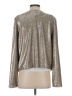 Lavender Brown 100% Nylon Metallic Gold Silver Kimono Size S - photo 2