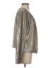 Lavender Brown 100% Nylon Metallic Gold Silver Kimono Size S - photo 4
