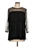 Lane Bryant 100% Polyester Black 3/4 Sleeve Blouse Size 12 - 16 Plus (0) - photo 1