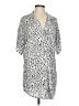 Z Supply 100% Rayon Animal Print Silver Casual Dress Size XS - photo 1