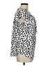 SimpleFun Animal Print Silver Short Sleeve Blouse Size M - photo 4