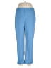Theory Solid Blue Casual Pants Size 8 - photo 1