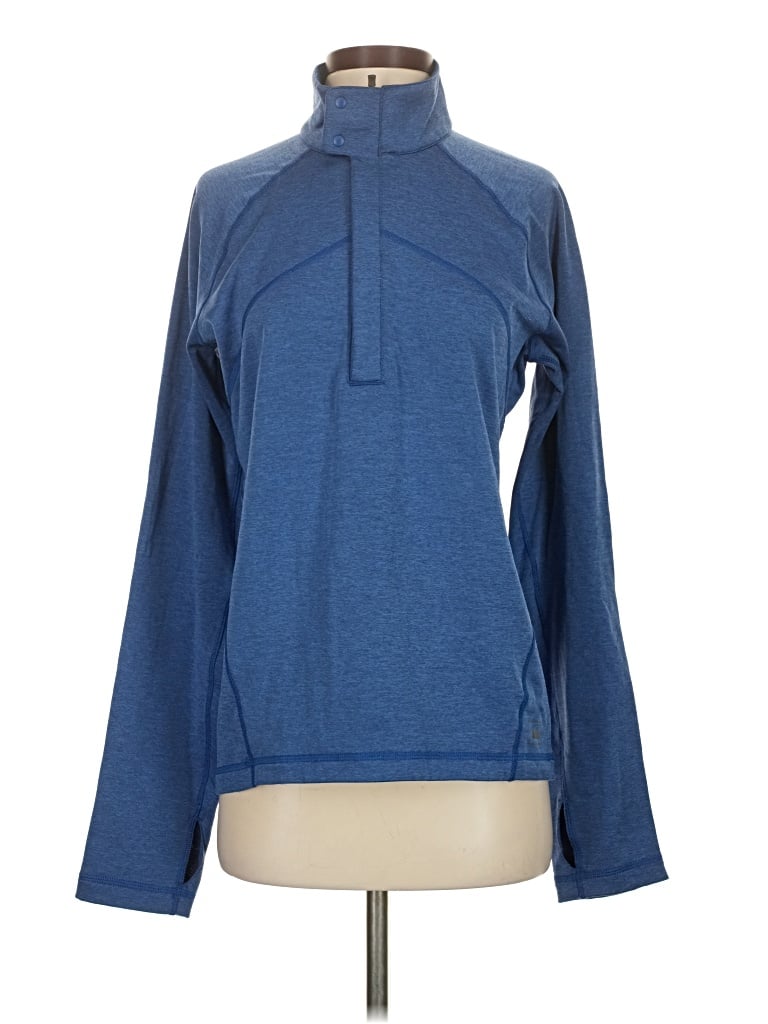 Pre-owned Rei Long Sleeve Turtleneck In Blue