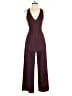 Leith Solid Burgundy Jumpsuit Size XS - photo 1