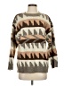 VICI Chevron-herringbone Brown Pullover Sweater Size S - photo 1