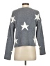 Sincerely Jules 100% Polyester Stars Gray Pullover Sweater Size XS - photo 2