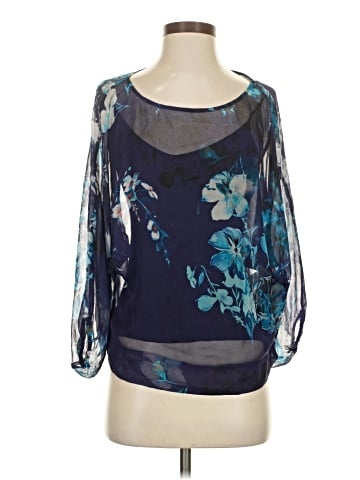 Twelfth Street by Cynthia Vincent 3/4 Sleeve Silk Top (view 1)