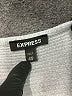 Express Silver Gray Sweatshirt Size S - photo 7