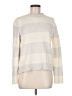 Banana Republic Stripes Silver Pullover Sweater Size M - photo 1