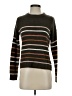 Pink Rose 100% Acrylic Stripes Brown Pullover Sweater Size S - photo 1
