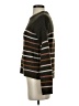 Pink Rose 100% Acrylic Stripes Brown Pullover Sweater Size S - photo 5