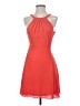 Express 100% Polyester Solid Orange Cocktail Dress Size 2 - photo 1