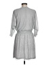 MSK Metallic Silver Casual Dress Size M - photo 2