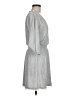 MSK Metallic Silver Casual Dress Size M - photo 4