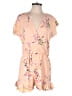 Honey Punch Floral Pink Romper Size S - photo 1