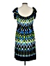 DressBarn Print Blue Cocktail Dress Size 10 - photo 2
