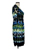 DressBarn Print Blue Cocktail Dress Size 10 - photo 4
