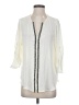 Fun2Fun 100% Polyester Ivory 3/4 Sleeve Blouse Size S - photo 1