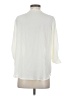 Fun2Fun 100% Polyester Ivory 3/4 Sleeve Blouse Size S - photo 2