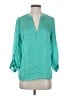 The Limited 100% Polyester Teal 3/4 Sleeve Blouse Size S - photo 1