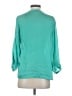 The Limited 100% Polyester Teal 3/4 Sleeve Blouse Size S - photo 2