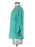 The Limited 100% Polyester Teal 3/4 Sleeve Blouse Size S - photo 5