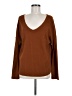 Double Zero Brown Pullover Sweater Size M - photo 1