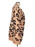 Shein 100% Polyester Animal Print Tan Cardigan Size L - photo 4