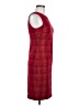 Calvin Klein Plaid Red Cocktail Dress Size 6 - photo 4