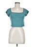 Shein Teal Short Sleeve Top Size 8 - 10 - photo 1