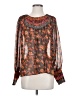 Ranna Gill 100% Polyester Brown Long Sleeve Blouse Size S - photo 1