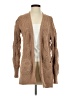 SO 100% Polyester Tan Cardigan Size S - photo 1