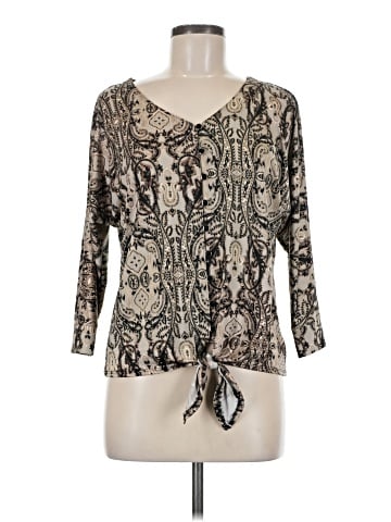 NY Collection 3/4 Sleeve Top (view 1)