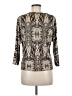 NY Collection Tan 3/4 Sleeve Top Size M - photo 2