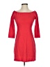 Express Solid Red Cocktail Dress Size 4 - photo 1