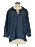 NYDJ 100% Lyocell Blue 3/4 Sleeve Blouse Size S - photo 1