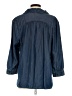 NYDJ 100% Lyocell Blue 3/4 Sleeve Blouse Size S - photo 2
