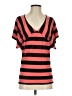 Twenty Stripes Red Short Sleeve T-Shirt Size S - photo 1