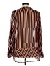 CAbi Stripes Brown Long Sleeve Blouse Size M - photo 2