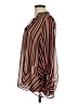 CAbi Stripes Brown Long Sleeve Blouse Size M - photo 5