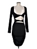 Unbranded Solid Black Cocktail Dress Size M - photo 2