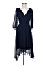 DKNY 100% Polyester Blue Cocktail Dress Size 6 - photo 1