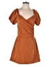 Unbranded Brown Orange Cocktail Dress Size S (estimated) - photo 1