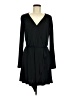 BCBGeneration Solid Black Casual Dress Size M - photo 1