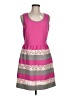 Esley 100% Polyester Color Block Pink Casual Dress Size M - photo 1