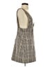 Zara Plaid Gray Cocktail Dress Size S - photo 4