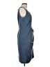St. John Couture 100% Polyester Solid Blue Cocktail Dress Size 10 - photo 4
